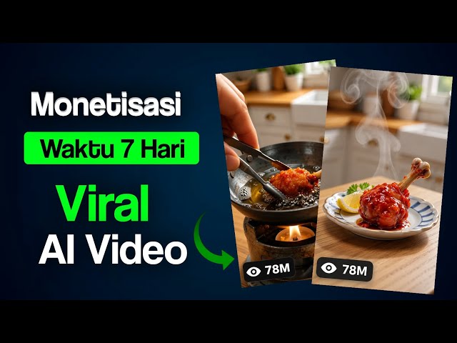 Just 1 Prompt! Create Unlimited AI Miniature Cooking Videos (100% Free)