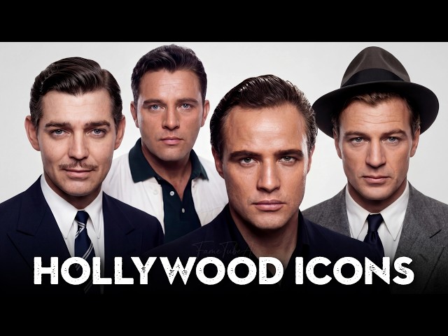 Top 25 Most Iconic & Handsome Men of Golden Age Hollywood – Then & Now