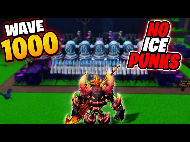 The BEST Base (1000 WAVES!) WITHOUT ICE PUNKS in Build A Base RNG