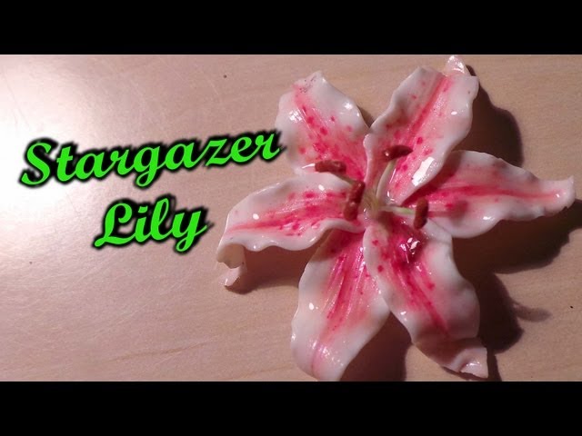 Polymer Clay Flowers; Stargazer Lily Tutorial