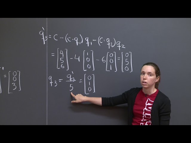 Gram-Schmidt Orthogonalization