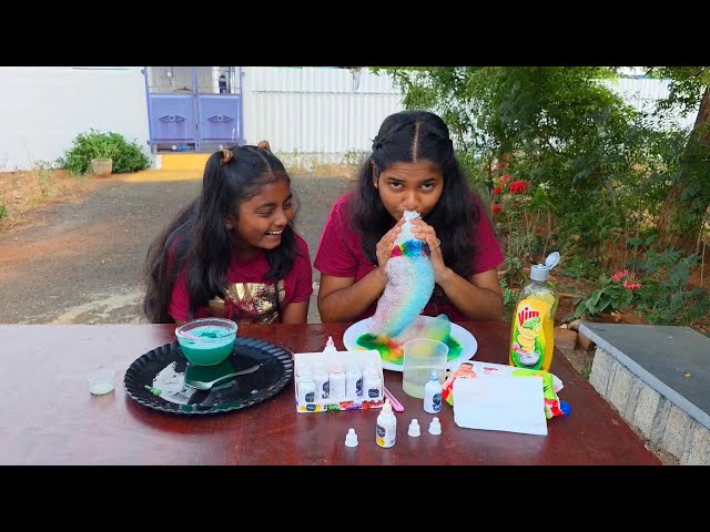Bouncing Bubbles 🫧 VS Rainbow Bubbles 🌈Homemade| Diyaishwarya |UNBOXING I DIY 