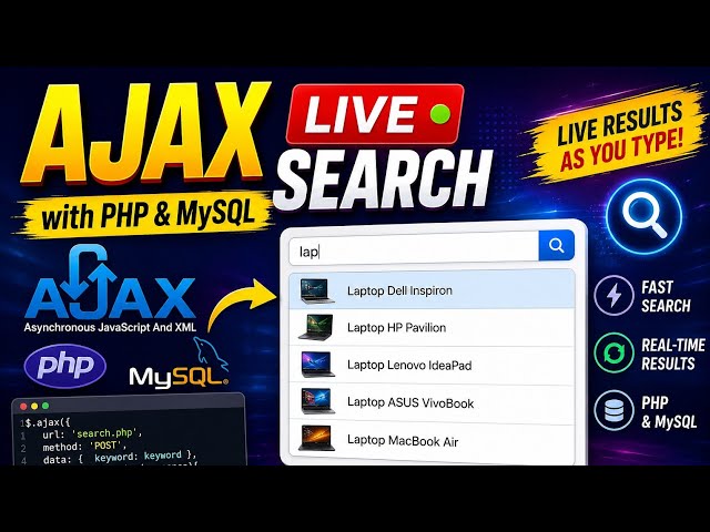 Ajax Programming (live search)