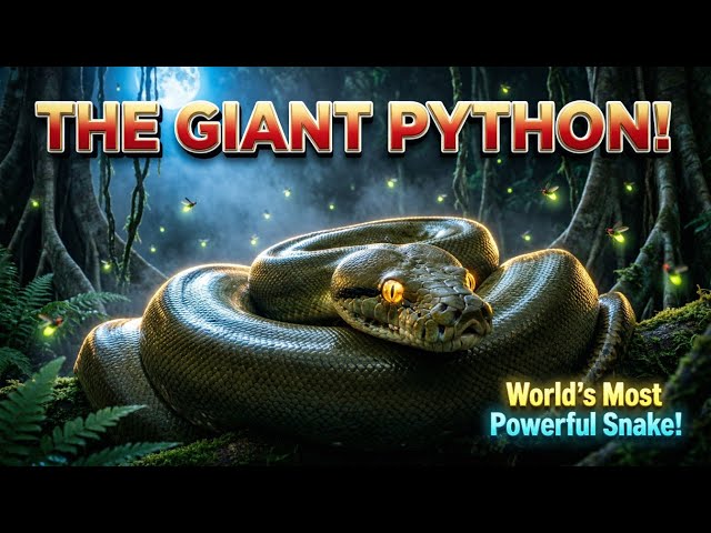 Giant Python in the Wild 🐍 | The World's Most Powerful Snake | Amazing Python Documentary