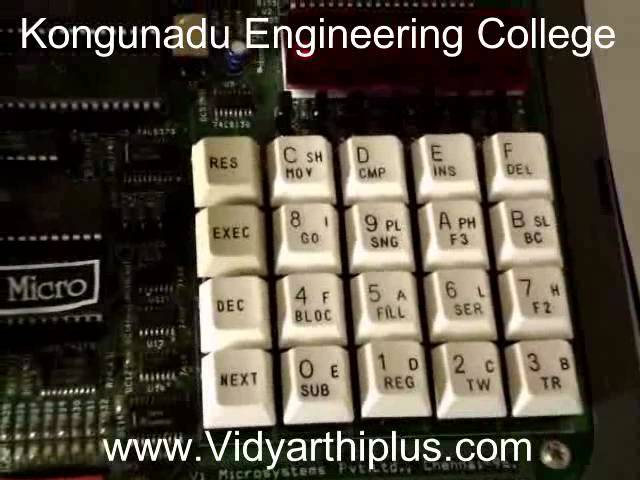 8 Bit and 16 Bit Add , Sub , Multiply and Division using 8085 Microcontroller
