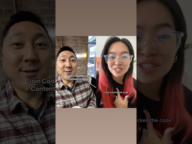 Hi Codédex! I’m Naomi, a lover of all things content creation!!