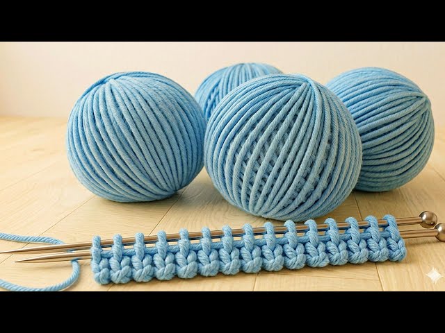 Wow! amazing This Stitch Shocked Everyone | Fastest Knitting Technique Ever! Crochet Tutorial