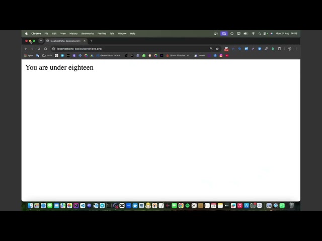 PHP Course #5 — If, Else and Conditions