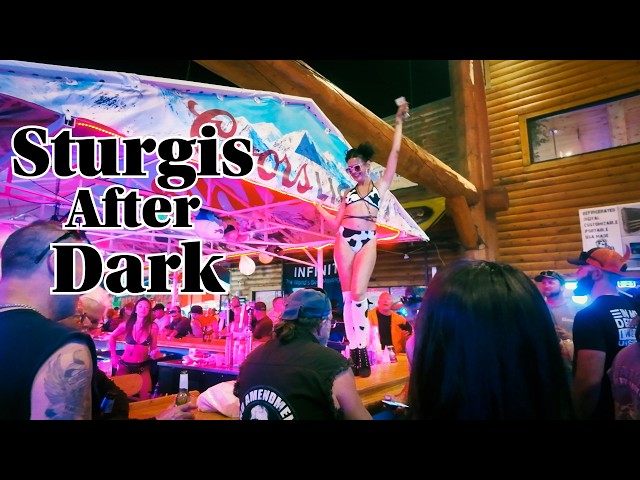 2025 STURGIS Motorcycle Rally Goes WILD at Night! / Sunday at the Rally Part 2
