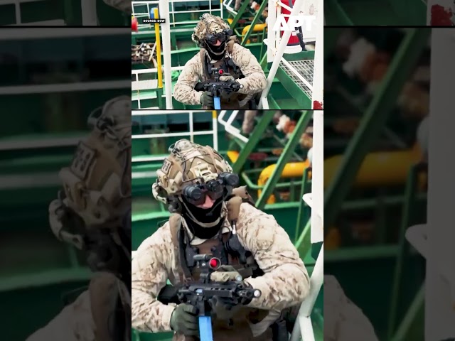 CENTCOM Video Shows US Warship Redirecting Iran-Linked Vessel Near Hormuz Amid Tensions | APT