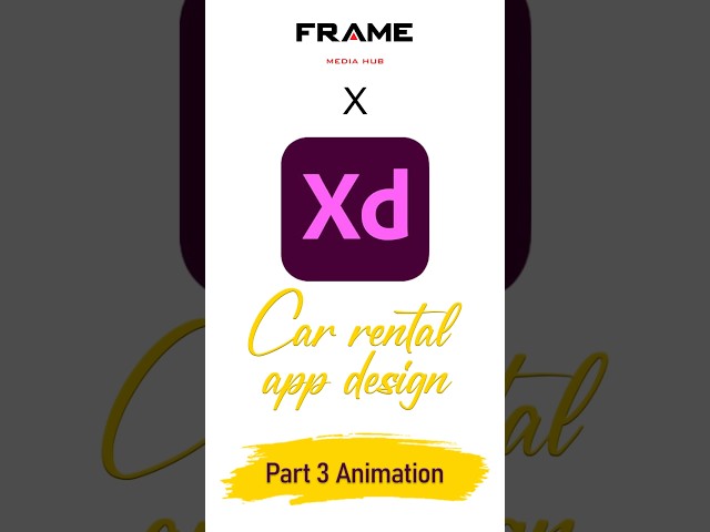 Part 3 Prototype amination  making || 🚗 CarBazz Rental App UI Design | Adobe XD