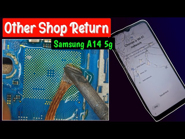 Samsung A14 5g Dead Solution | Android Mobile Cpu, Ufs Reballing Easy Tips And Tricks 