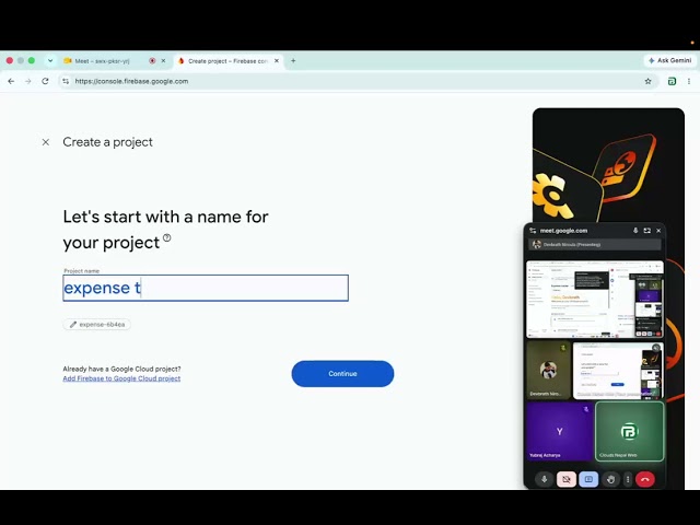 Expense tracker using firebase in flutter