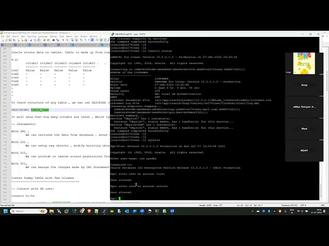 Day 4 -  Oracle SQL Fundamentals  - 1  | Core Oracle DBA Training - Hindi