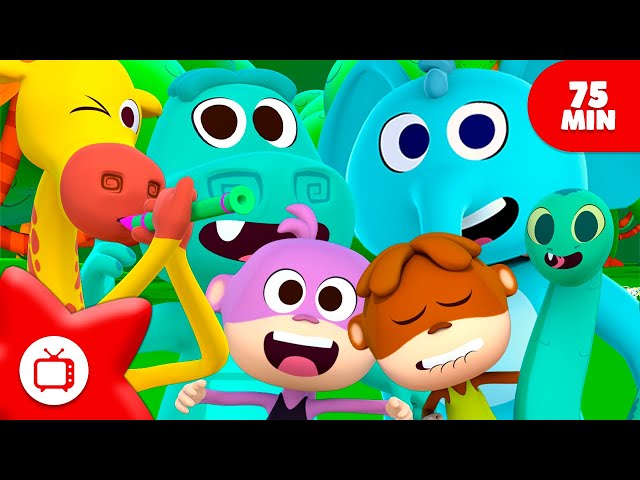 ¡Canta y Baila con las Canciones Más Divertidas del Zoo! 🐒🎶 | Canciones del Zoo - El Reino Infantil