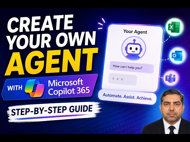 Create Your Own AI Agent with Microsoft 365 Copilot | No Coding