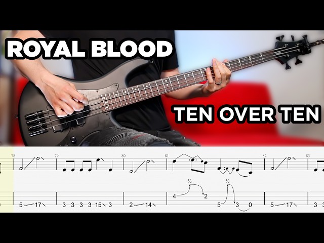 Royal Blood - Ten Over Ten // COVER DE BAJO + Tabs para tocar conmigo