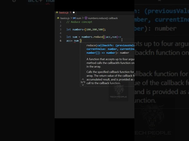 Reduce () Method in Javascript