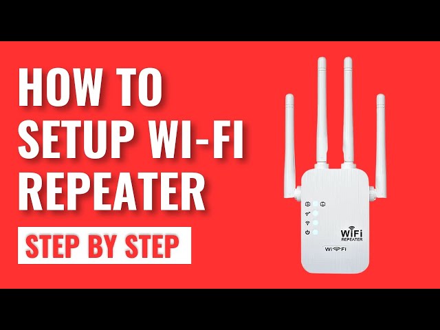 How to Setup WIFI Repeater | How to setup wifi extender