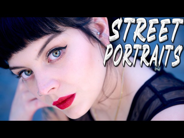 Street Portraits With Natural Light And Also With Flash | Compilation