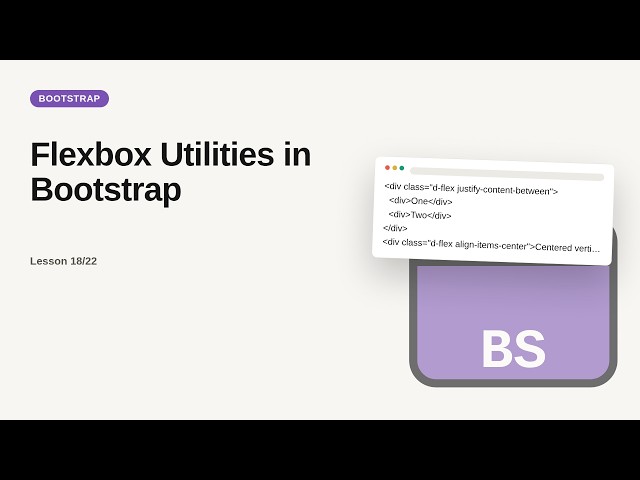 Flexbox Utilities in Bootstrap | Bootstrap Tutorial for Beginners