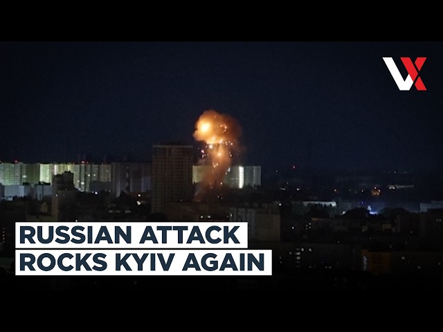 Kyiv Erupts In Flames As Russian Attack Triggers Explosions Across Capital | VERTEX