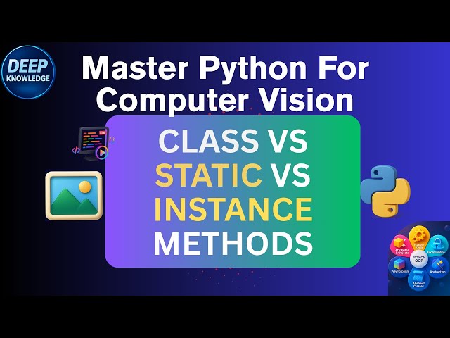 🔥 Class vs Static vs Instance Methods in Python 🐍  Master OOP Like a Pro & Beginner! 🚀