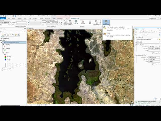 Create Multidimensional Rasters from a Collection of Images