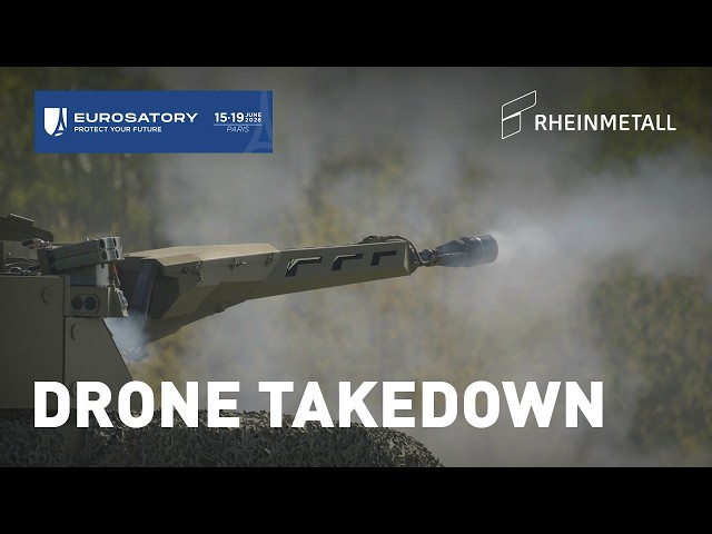Rheinmetall Lance turret demonstrates C-UAS self-defence capability