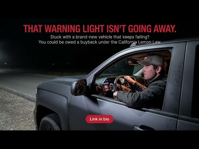 Warning Light Won't Turn Off? California Lemon Law Help by Knight Law Group