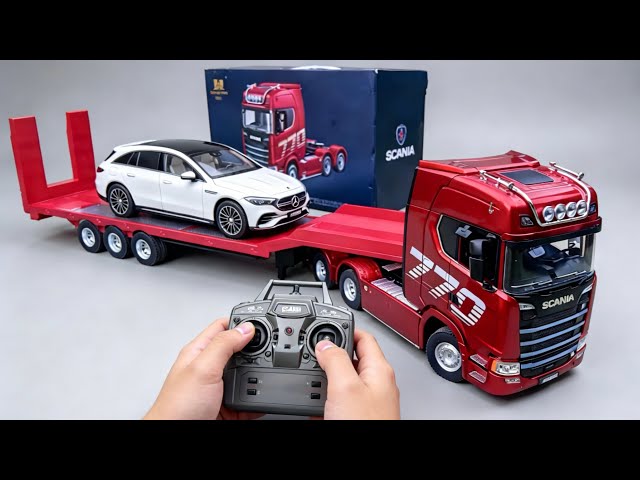 Unboxing 1:18 Scale Scania Truck Remote Control - Huina 1501 - Scania Truck Remote Control