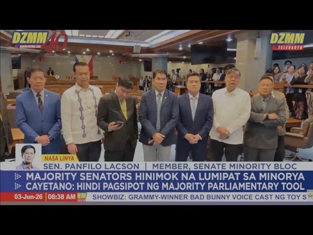 Sen. PING LACSON on Alan Peter Cayetano's Messy Senate Leadership: Interview on DZMM
