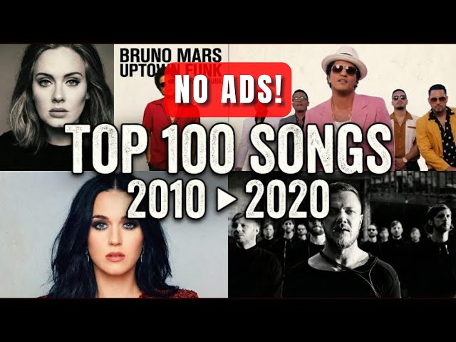 4K | Top Hits 2010–2020 | Best Songs of the Decade | NO ADS