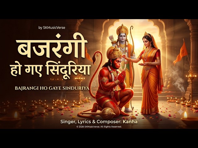 बजरंगी हो गए सिंदूरिया • Bajrangi Ho Gaye Sinduriya | New Hanuman Bhajan 2026 | ⁨@TheSKMusicVerse⁩