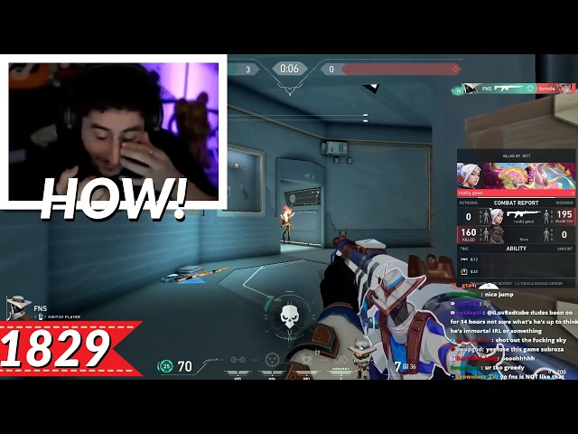 Subroza Reacts to FNS Destroying Radiant Ranked | Most Watched VALORANT Clips Today V1829