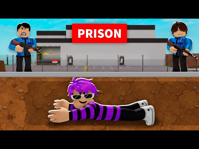 I BUILT A TUNNEL to ESCAPE FROM PRISON! (Brookhaven)