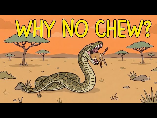 Why Predators Don't Chew Their Food