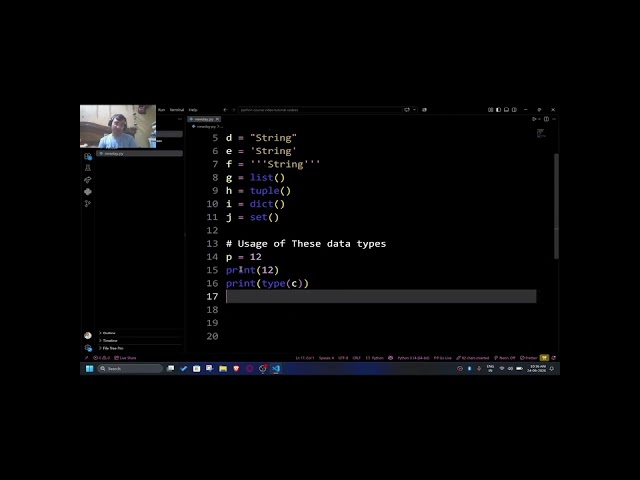 Part 6 python getting stated coding beginner data types
