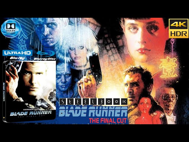 BLADE RUNNER THE FINAL CUT - 4K ULTRA HD + Blu-ray ZAVVI STEELBOOK Edition - unboxing video