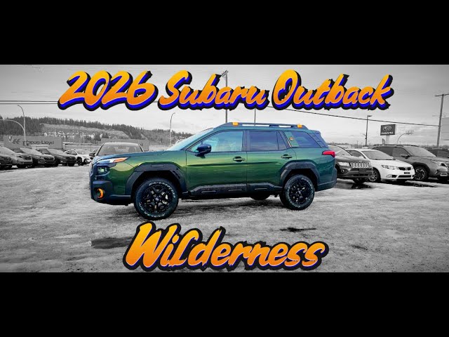 2026 Subaru Outback Wilderness Deep Emerald Green 26OB5254