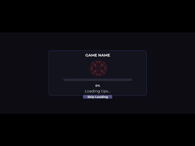Modern Roblox Loading Screen UI | Smooth Transitions, Progress Bar & Skip Button
