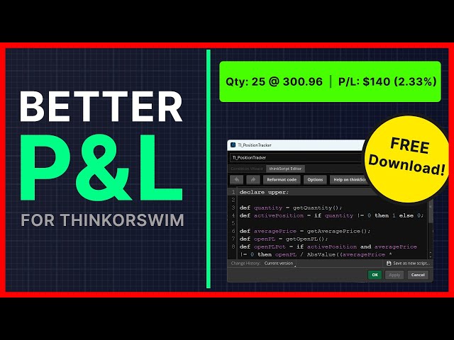 Build a Custom Position Tracker for ThinkOrSwim (Portfolio Functions Guide)