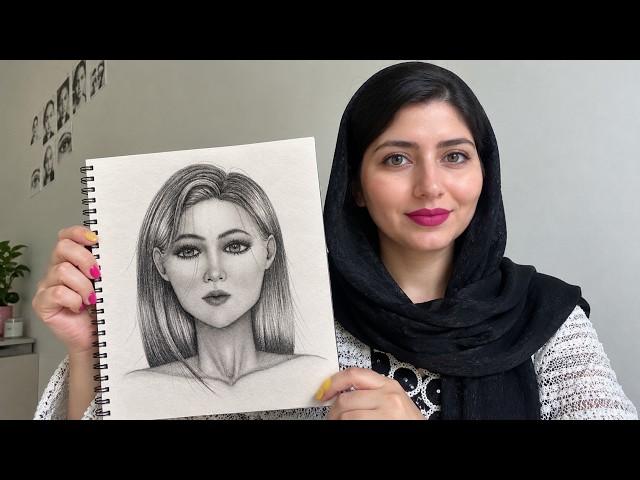 How to Draw a Beautiful Girl’s Face | Step-by-Step Drawing Tutorial