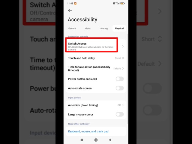 How to Turn ON Switch Access in All Android Phones | Accessibility Feature Explained