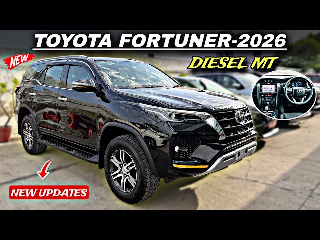 2026 Toyota Fortuner Diesel MT New Updates♥️ Fortuner Base Model Price & Detailed Review 