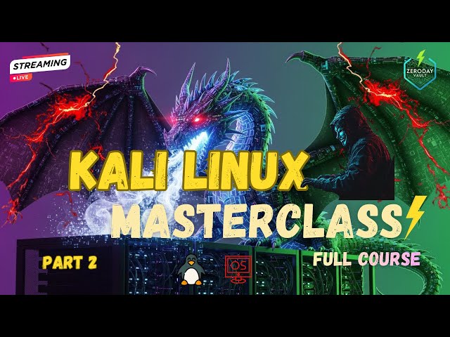 FREE Kali Linux Masterclass 🔥Part 2  | Kali Linux Commands, Basics & Ethical Hacking | Live Hindi