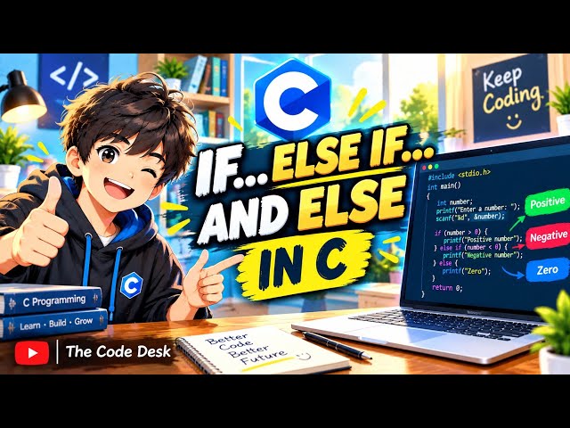 C If-Else Explained with a Real Program | Positive, Negative or Zero