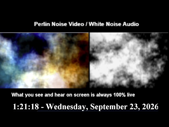 LIVE Paranormal Experiment Stream: Perlin Noise Video & Live Filtered Experiment Audio