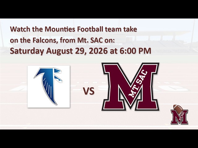 Mt SAC Football vs. Cerritos