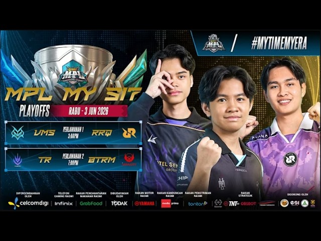 🔴LIVE | MPL MY Season 17 Playoff Day 1 | MLBB